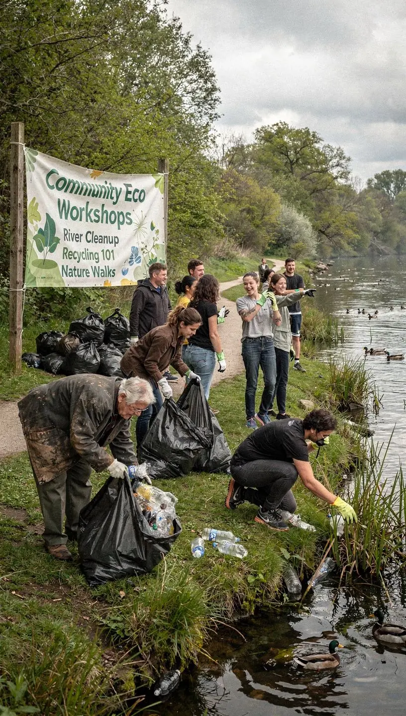 Volunteers engaging in jordcombe.org events and activities